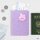 BT21 minini LEATHER PATCH PASSPORT COVER - Shopping Around the World with Goodsnjoy