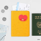 BT21 minini LEATHER PATCH PASSPORT COVER - Shopping Around the World with Goodsnjoy