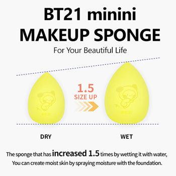 BT21 minini Makeup Sponge/ Brush/ Cushion/ Powder Puff/ Skin Care/ Cosmetic Egg Sponge - Shopping Around the World with Goodsnjoy