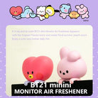 ★BT21 by BTS OFFICIAL★BT21 minini Monitor Car Air Freshener/ Perfume/Scent of Freesia/Summer Peach - Shopping Around the World with Goodsnjoy