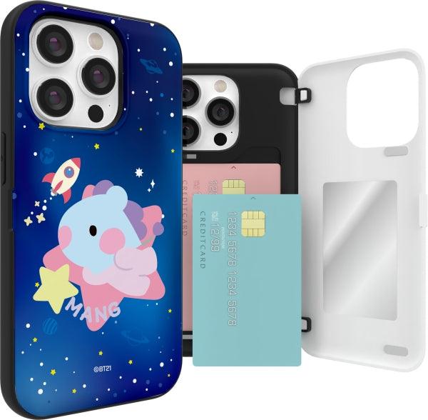 BT21 Minini Space Magnetic Card Storage Bumper Case (GALAXY) - Shopping Around the World with Goodsnjoy