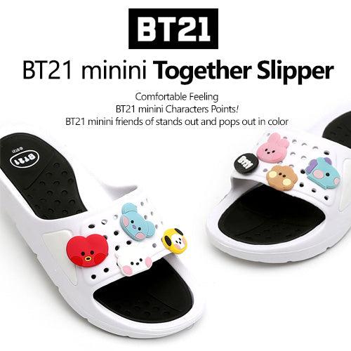 BT21 Minini Together Slipper - Shopping Around the World with Goodsnjoy