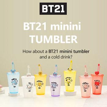 BT21 Minini Tumbler /Water Bottle - Shopping Around the World with Goodsnjoy