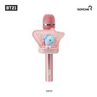 BT21 minini Wireless Bluetooth 5.0 Karaoke Mic Speaker/ Dual Speakers/ LED Mirror Ball - Shopping Around the World with Goodsnjoy