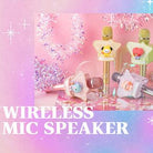BT21 minini Wireless Bluetooth 5.0 Karaoke Mic Speaker/ Dual Speakers/ LED Mirror Ball - Shopping Around the World with Goodsnjoy