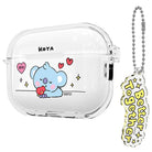 BT21 My Little Buddy AirPods Pro 2 Keyring Set Transparent Slim Case - Shopping Around the World with Goodsnjoy