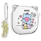 BT21 My Little Buddy Galaxy Buds 2 Pro / Buds Live Compatible Keyring Set Transparent Slim Case - Shopping Around the World with Goodsnjoy