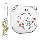 BT21 My Little Buddy Galaxy Buds 2 Pro / Buds Live Compatible Keyring Set Transparent Slim Case - Shopping Around the World with Goodsnjoy