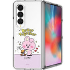 BT21 My Little Buddy Galaxy Z Fold 4 Transparent Slim Case - Shopping Around the World with Goodsnjoy