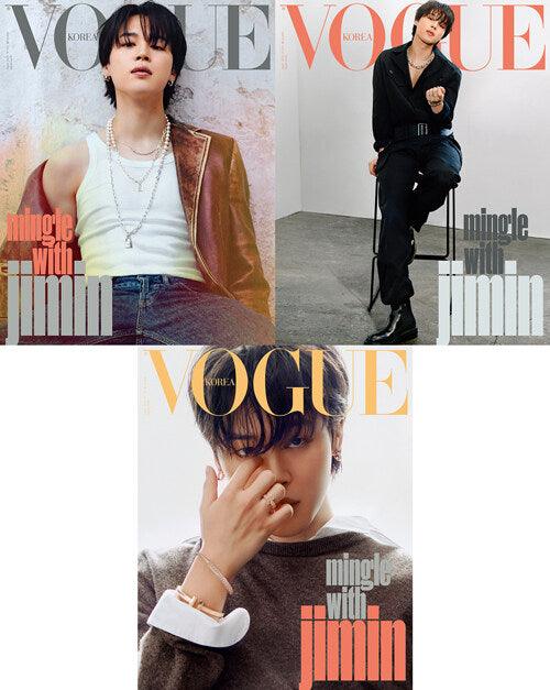 [Pre-order] BTS JIMIN COVER VOGUE MAGAZINE 2023 APRIL - Shopping Around the World with Goodsnjoy