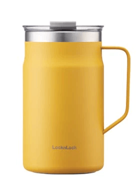 LocknLock Set of 2 Insulated Mugs with Handles 