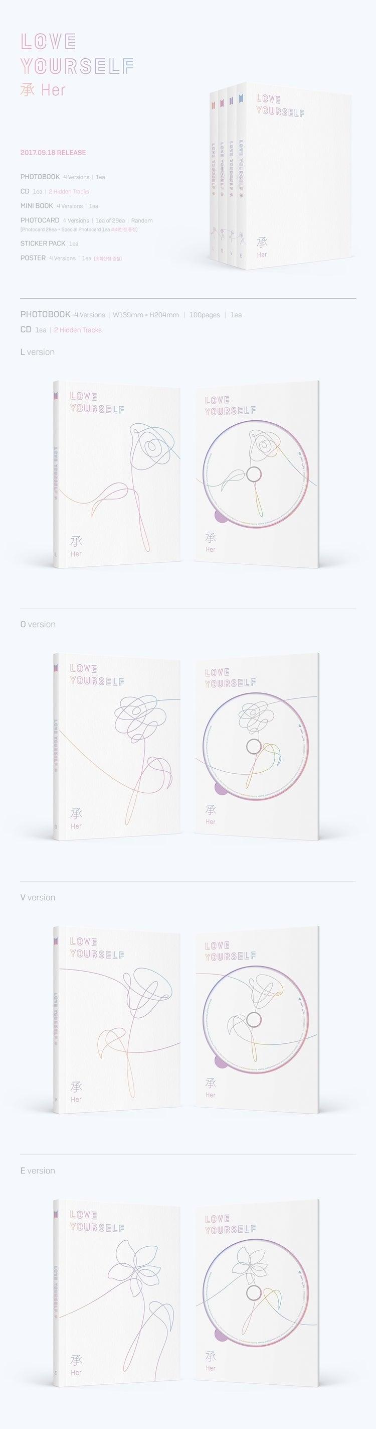 BTS Love Yourself: Her 購入】値下げ中LOVE YOURSELF 承 ポスター