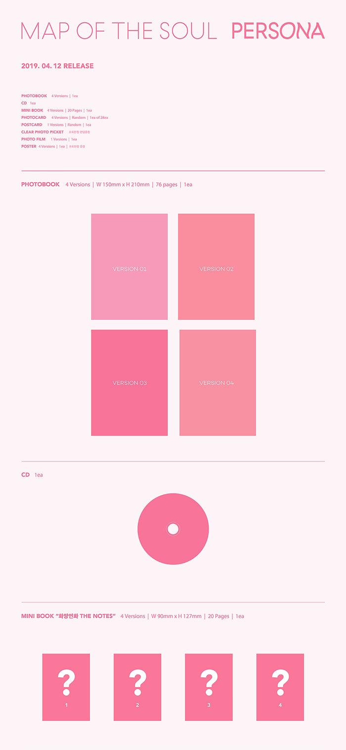 BTS - MAP OF THE SOUL : PERSONA (Random) - Shopping Around the World with Goodsnjoy