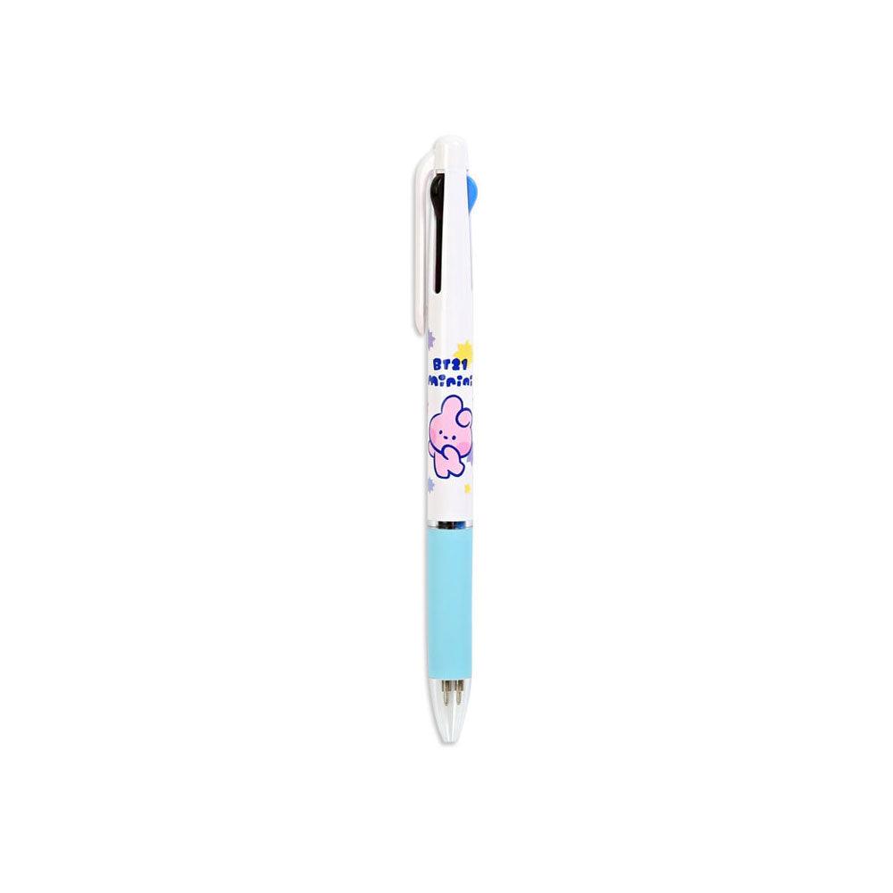BTS OFFICIAL Authentic BT21 minini 3 Color Ballpoint Pen pens Ballpen Black Blue Red - Shopping Around the World with Goodsnjoy
