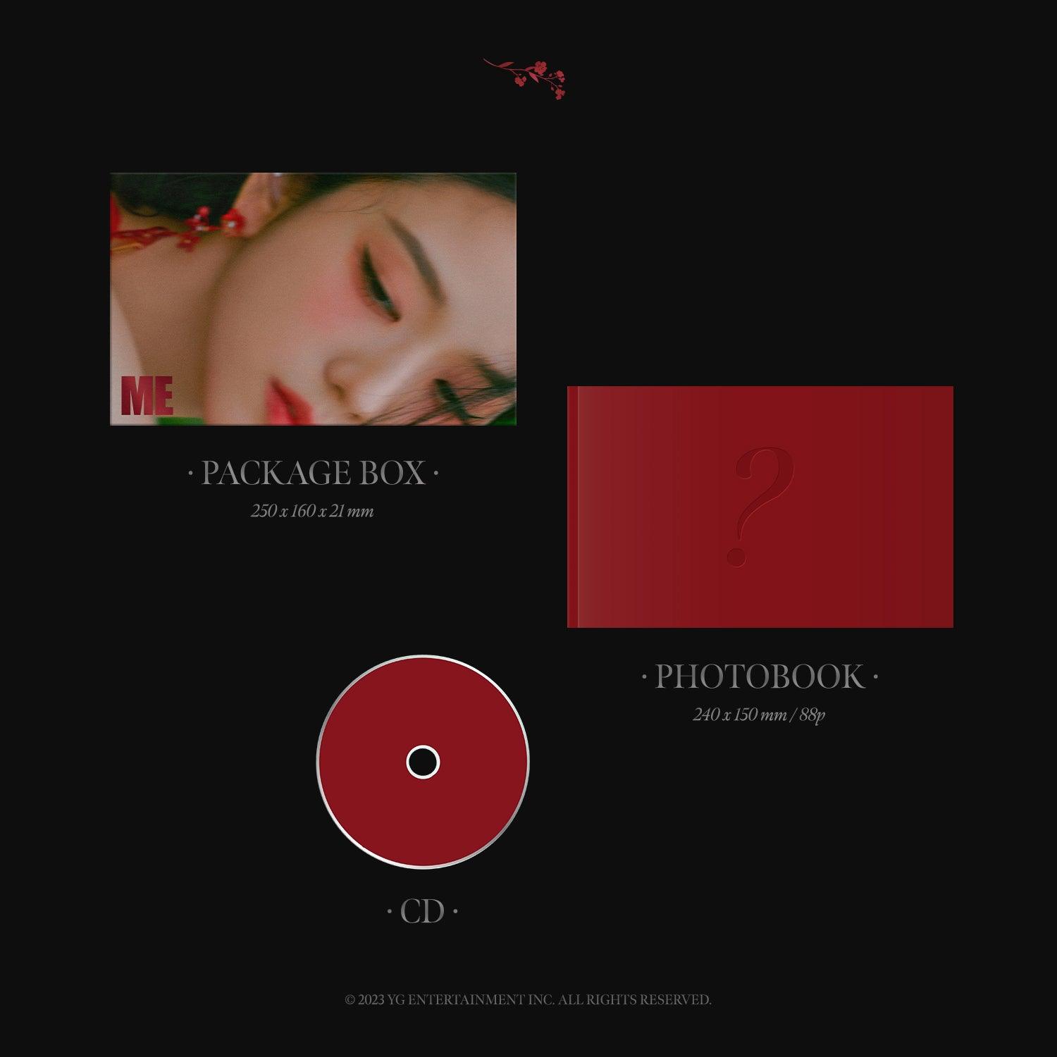 [PRE-ORDER] JISOO - FIRST SINGLE ALBUM RED Ver. - Shopping Around the World with Goodsnjoy