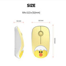 LINEFRIENDS Multi Pairing Wireless Silent Mouse★Noiseless Button/ Slim Design - Shopping Around the World with Goodsnjoy