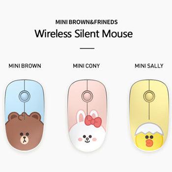 LINEFRIENDS Multi Pairing Wireless Silent Mouse★Noiseless Button/ Slim Design - Shopping Around the World with Goodsnjoy