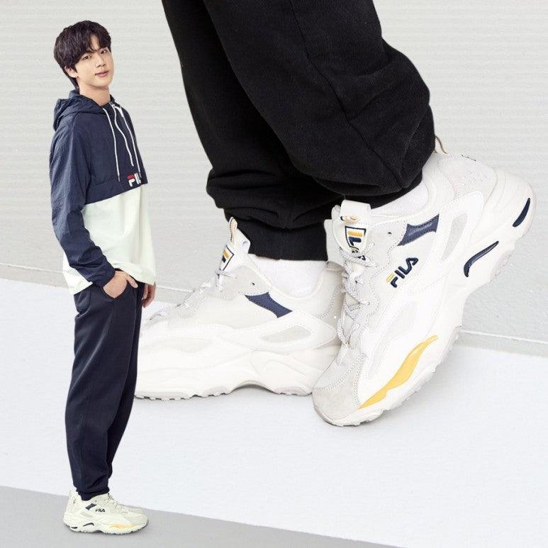 [Official Genuine Product] FILA BTS Wear Ugly Shoes, Hoof Height, Sneakers, Shoes - Shopping Around the World with Goodsnjoy
