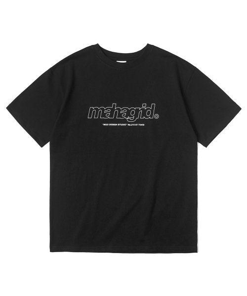 [Official Genuine Product] MAHAGRID Stray Kids Wear Summer Short-Sleeved T-Shirt Layered Basic Simple THIRD LOGO TEEET-SHIRTS - Shopping Around the World with Goodsnjoy