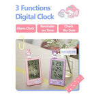 Sanrio My Melody and Kuromi Thermo Humidity Clock - Shopping Around the World with Goodsnjoy