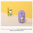 [Snoopy]★Authentic★PEANUTS Trimode Multi Pairiing Wireless Silent Mouse★Noiseless Button/ Sleep Mode - Shopping Around the World with Goodsnjoy