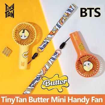 BTS TinyTAN Butter Mini Handy Fan - Shopping Around the World with Goodsnjoy