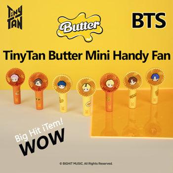 BTS TinyTAN Butter Mini Handy Fan - Shopping Around the World with Goodsnjoy