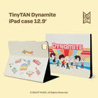 Time deal (March 8th) - BTS TinyTAN Dynamite iPad Case 12.9inch - Shopping Around the World with Goodsnjoy