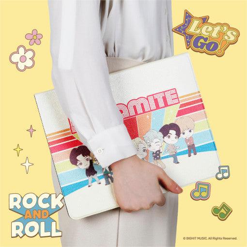 Time deal (March 8th) - BTS TinyTAN Dynamite iPad Case 12.9inch - Shopping Around the World with Goodsnjoy